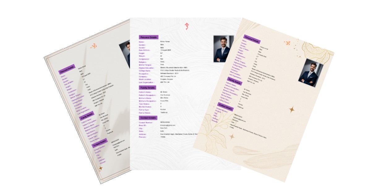 How to Create Your Marriage Biodata